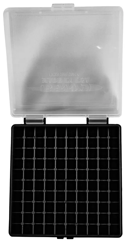 Berrys Ammo Box 38 Special,357 Mag 100rd Clear Lid w/Black Bottom
