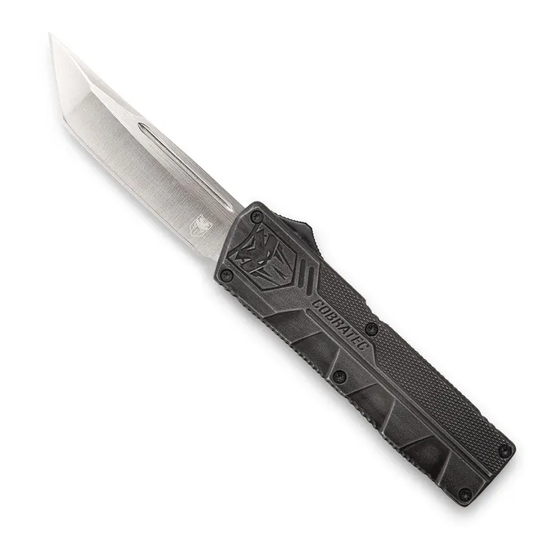 CobraTec Knives Lightweight 3.25" OTF Tanto Plain D2