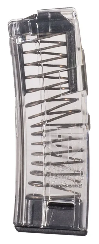 ETS Group Rifle Mags Clear Detachable 10rd 9mm Luger for H&K MP5,SP5K,MP5K,94,SP89