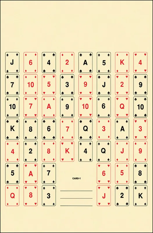 Action Target Playing Card 1 52 Playing Cards Paper 22.50" x 24" Multi-Color 100 Per Box