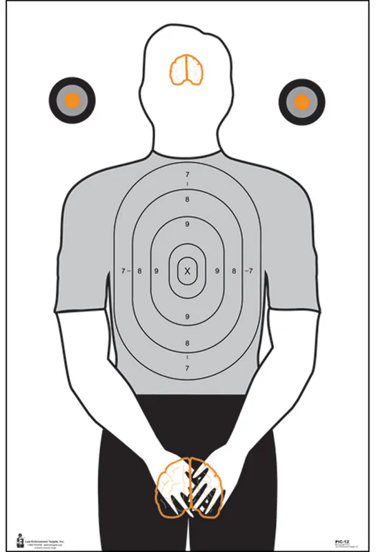 Action Target Politically Incorrect Ladies Target Silhouette Paper Hanging 23" x 35" Black/Gray/White 100 Per Box
