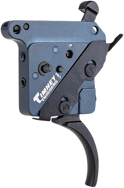 Timney Triggers Hit Trigger Curved Trigger with 8 oz Draw Weight & Nickel Finish for Remington 700 Right