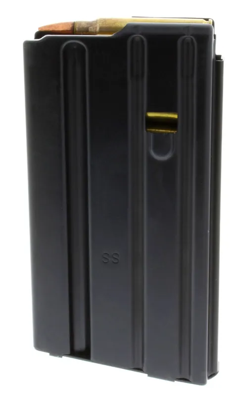 DuraMag SS Replacement Magazine Black with Orange Follower Detachable 20rd 223 Rem
