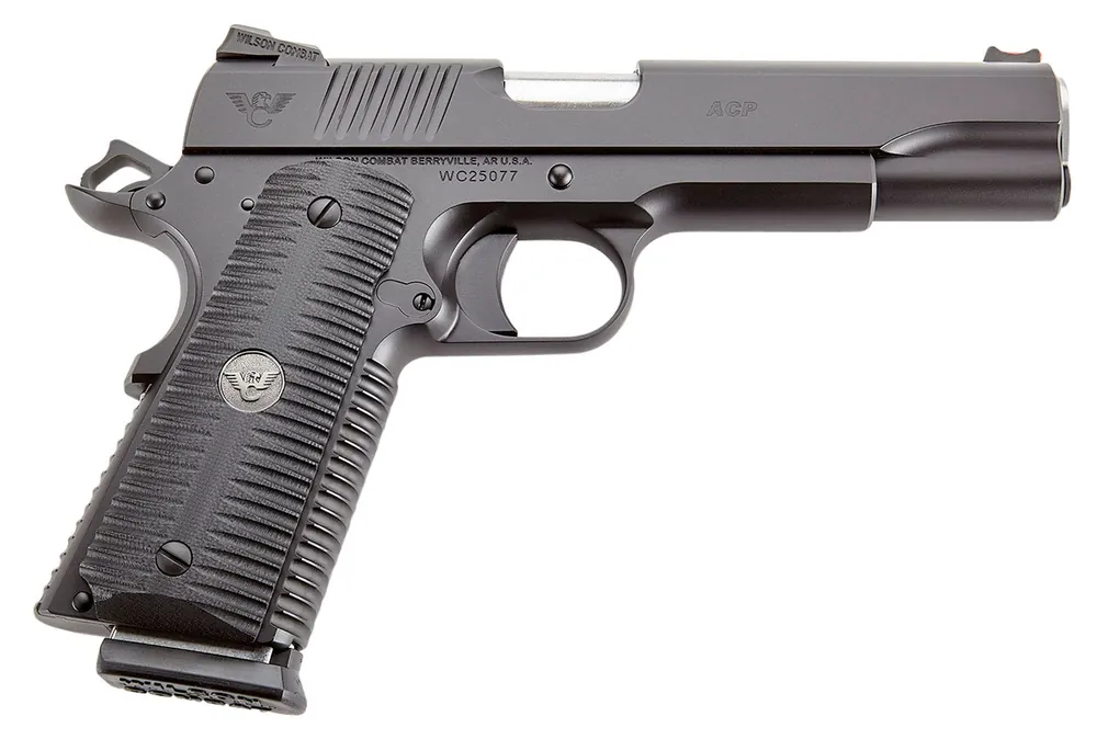 Wilson Combat ACP 9mm Luger Pistol 5" Black G10 Eagle Claw Grip ACPFS9