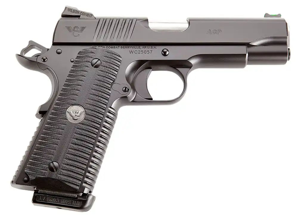 Wilson Combat ACP Commander 45 ACP Pistol 4.25" Black 8+1 ACPSOM45