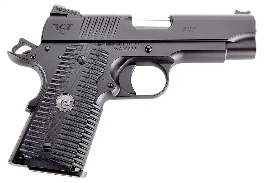 Wilson Combat ACP Compact 45 ACP Pistol 4" 7+1 Black ACPCP45