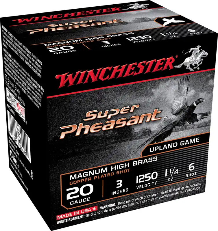 Winchester Ammo Super Pheasant Magnum High Brass 20 Gauge 3"