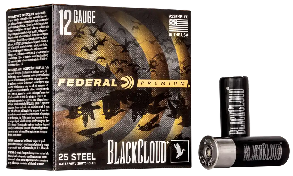 Federal Black Cloud FS Steel 12 Gauge 2.75" 1 1/8 oz 2 Shot 25 Bx/ 10 Cs