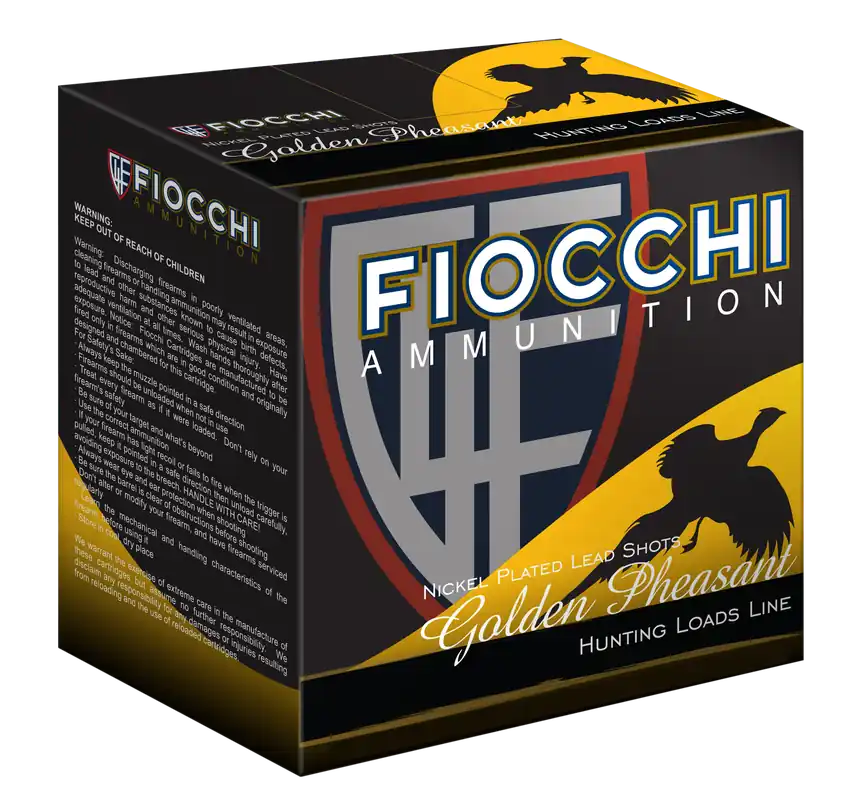 Fiocchi Golden Pheasant 12ga 3" 1-3/4oz 6 25rd
