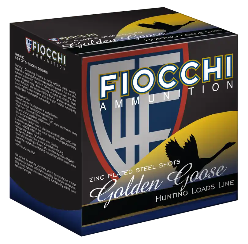 Fiocchi Golden Goose Steel 12 Gauge 3.5" 1 5/8 oz 1 Shot 25 Bx/ 10 Cs