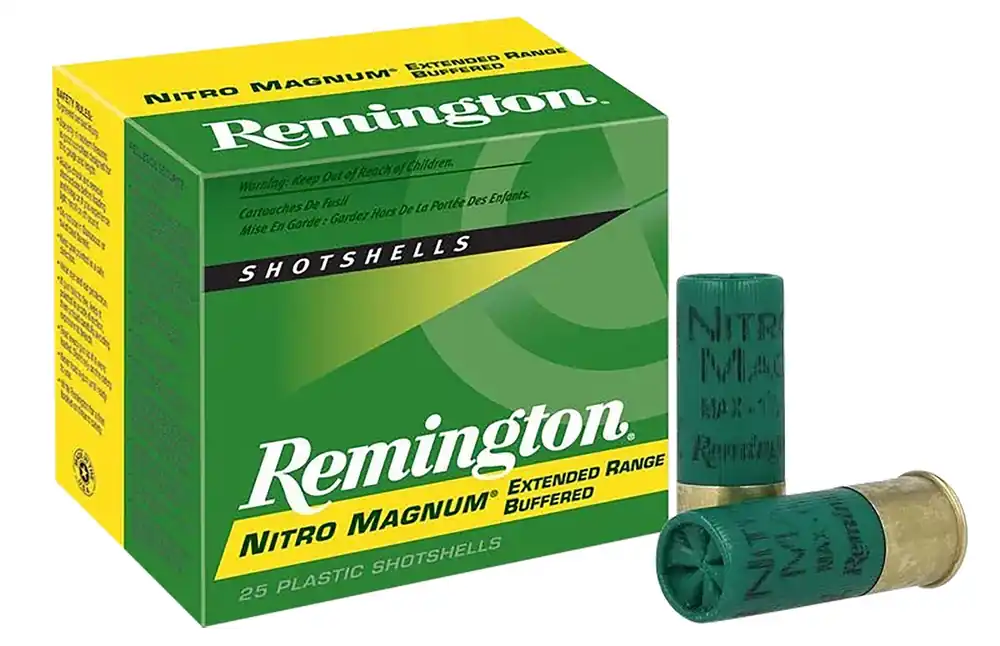 Remington Nitro Magnum 12ga 3" 1-5/8oz 4 Lead Shot 25 Shells Per Box