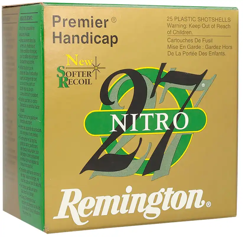 Remington Ammunition Premier Nitro 27 12 Gauge 2.75" 1 1/8 oz 7.5 Shot 25/Box