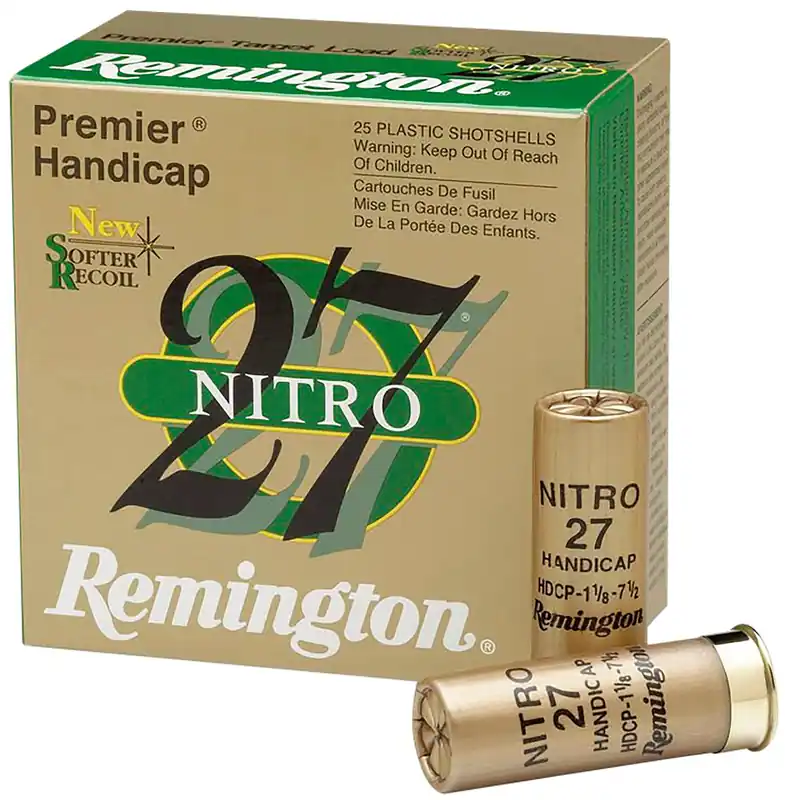 Remington Ammunition Premier Nitro 27 12 Gauge 2.75" 1 1/8 oz 8 Shot Size 25/Box