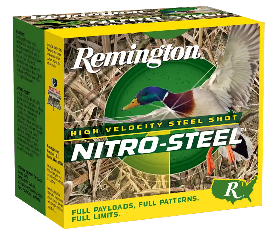 Remington Ammunition Nitro Steel 12 Gauge 3" 1 1/4 oz 3 Shot 25 Bx/ 10 Cs