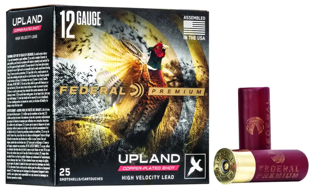 Federal Premium Wing-Shok High Velocity 12 Ga 2.75" 1-1/8 oz 6 Copper-plated Lead Shot 25 Shells Per Box