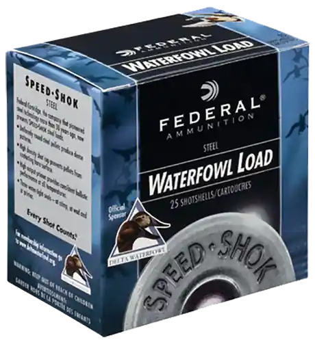 Federal Speed-Shok Steel 12 Gauge 3.5" 1 3/8 oz BBB Shot 25 Bx/ 10 Cs