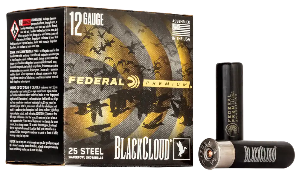 Federal Black Cloud FS Steel 12 Gauge 3.5" 1 1/2 oz 3 Shot 25 Bx/ 10 Cs