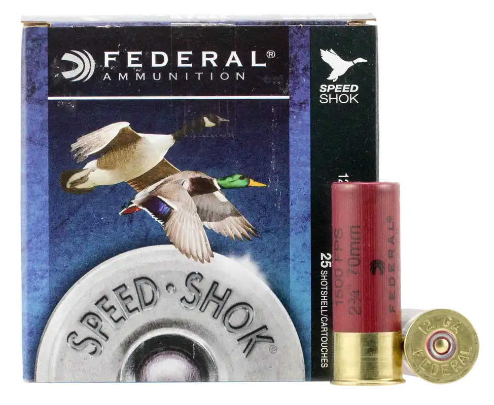 Federal Speed-Shok Steel 12 Gauge 2.75" 1 1/8 oz 4 Shot 25 Bx/ 10 Cs