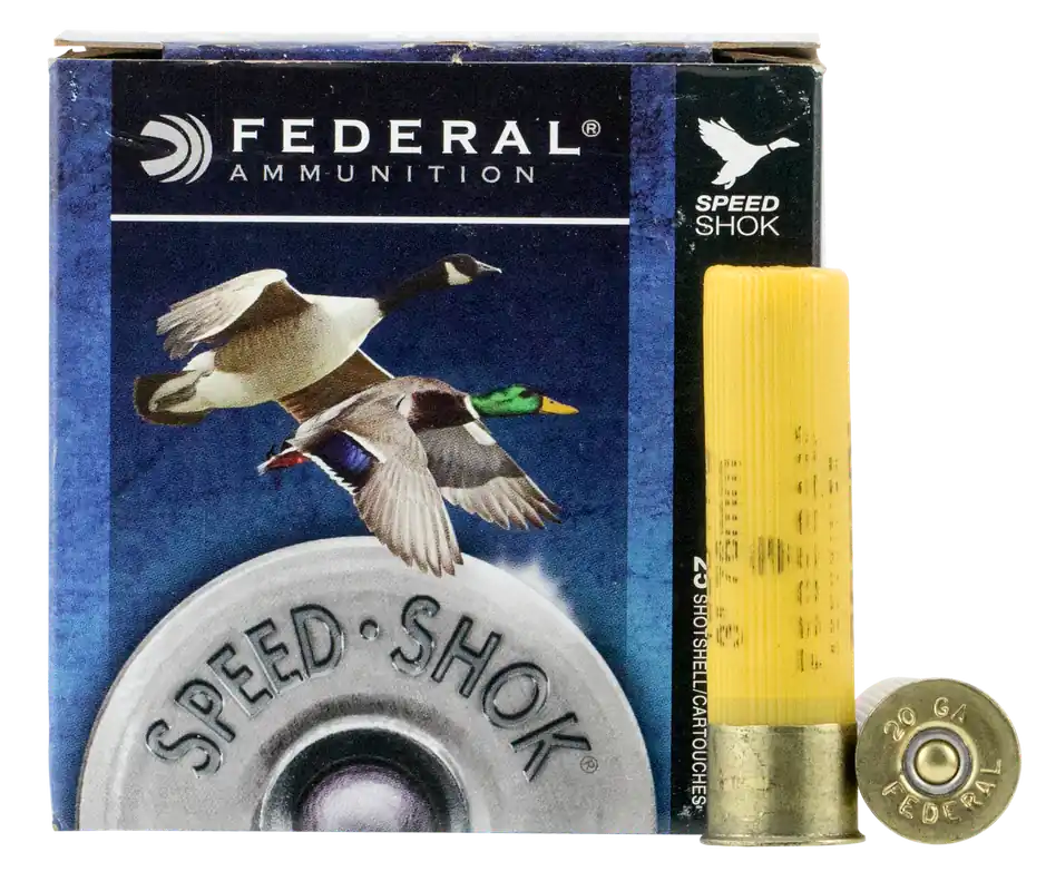 Federal Speed-Shok Steel 20 Gauge 3" 7/8 oz 1 Shot 25 Bx/ 10 Cs