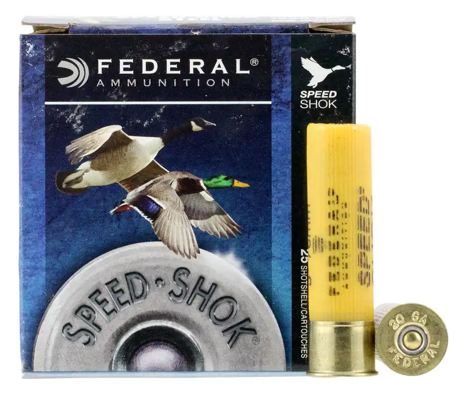 Federal Speed-Shok Steel 20 Gauge 3" 7/8 oz 4 Shot 25/Box