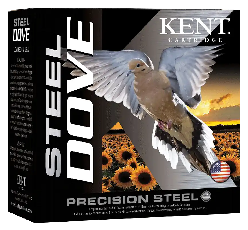 Kent Cartridge Steel Dove 12 Gauge 2.75" 1 oz 6 Shot 25 Bx/ 10 Cs