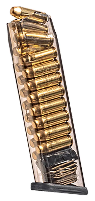 ETS Group Pistol Mags Clear Extended 20rd 10mm Auto for Glock 29,40,20