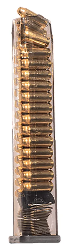 ETS Group Pistol Mags Clear Extended 30rd 10mm Auto for Glock 29,40,20