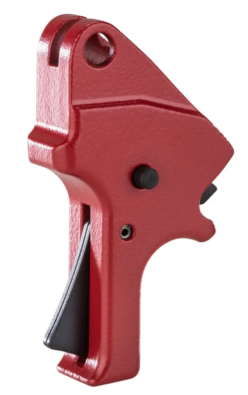 Apex Tactical Forward Set Sear & Trigger Kit Flat Trigger with 2 lbs Draw Weight & Red Finish for S&W M&P 2.0