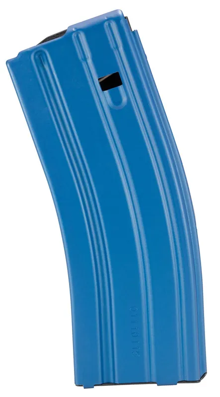 DuraMag Speed Replacement Magazine Blue Aluminum with Black Follower Detachable 30rd 223 Rem