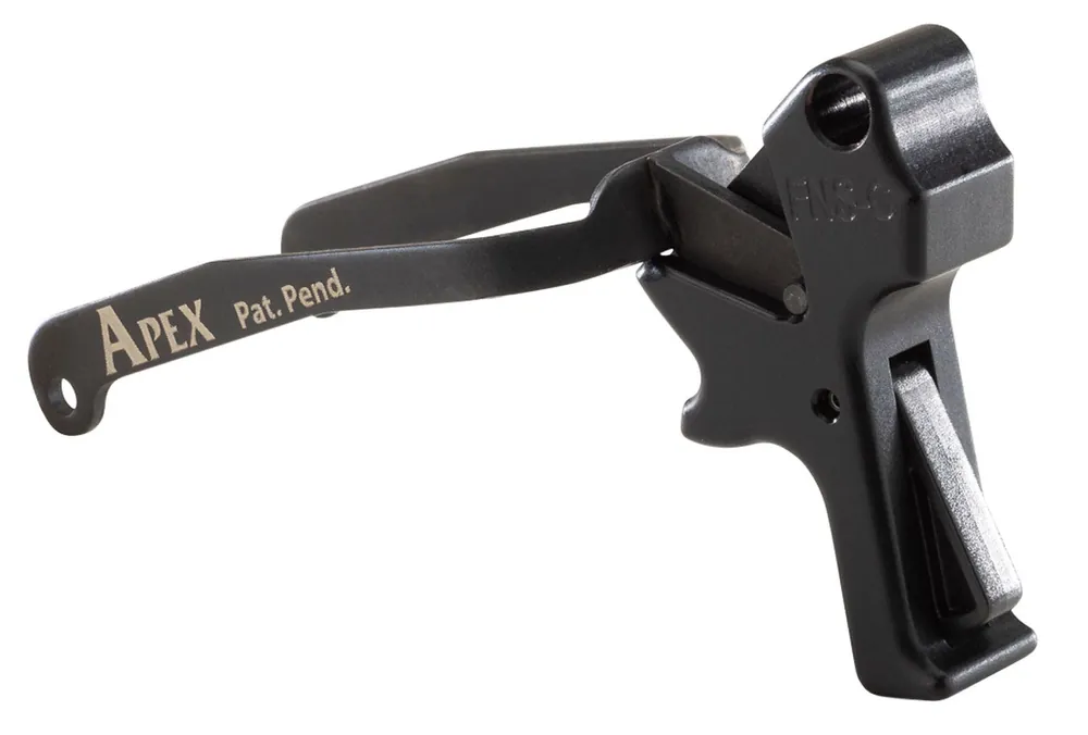 Apex Tactical Action Enhancement Trigger Kit Drop-in Trigger with 5.50 lbs Draw Weight & Black Finish for FN FNS Compact