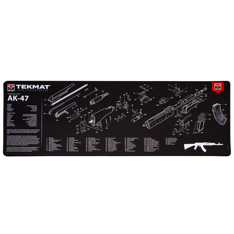 TekMat AK-47 Parts Diagram Ultra Cleaning Mat