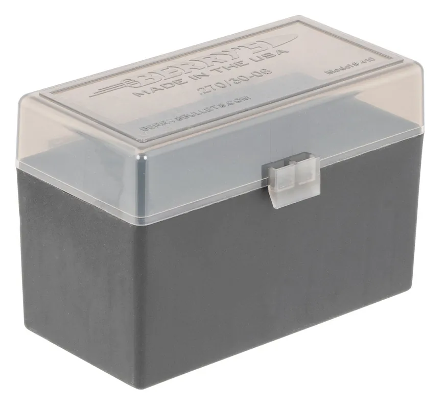 Berrys Ammo Box 270 Win,30-06 Springfield 50rd Smoke Lid w/Black Bottom