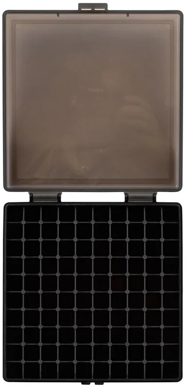 Berrys Ammo Box 40 S&W,45 ACP 100rd Smoke Lid w/Black Bottom