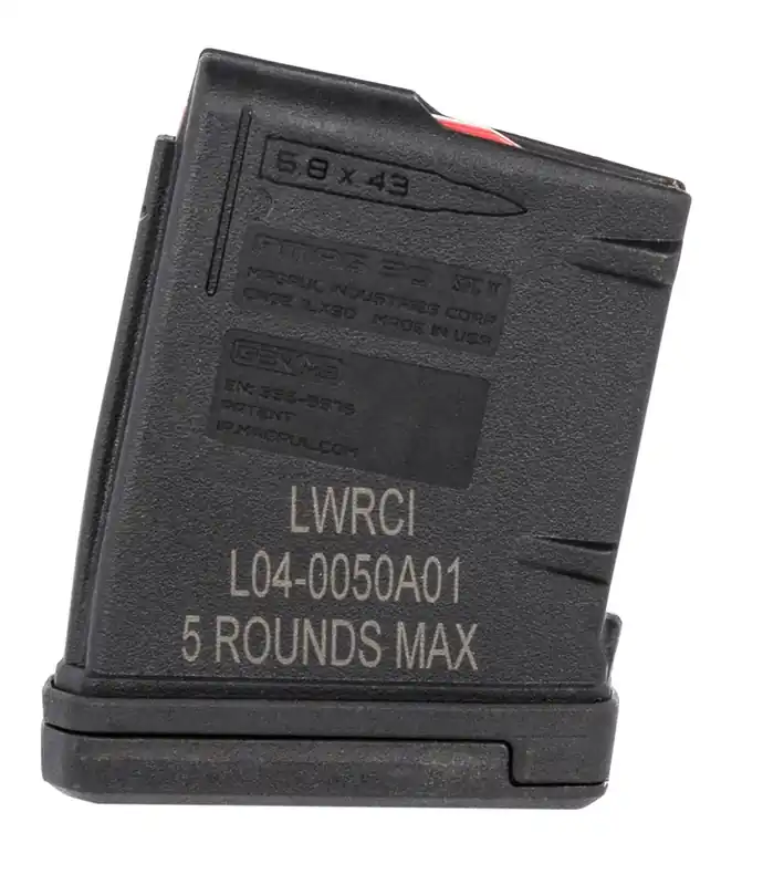 LWRC PMAG Black Detachable 5rd 6.8 SPC for LWRC SIX8