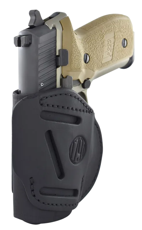 1791 Gunleather 4 Way IWB/OWB Stealth Black Leather Fits Glock 42/43;Kel-Tech 380/P11;Ruger LCP;S&W Bodyguard;Sig P365 Most .380s LH