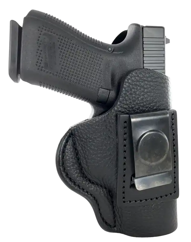 1791 Gunleather SCH IWB Night Sky Black Leather Fits Glock 17/S&W Shield/Sprgfld XD9 Belt Clip Mount LH