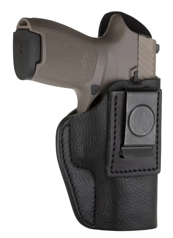 1791 Gunleather SCH IWB Night Sky Black Leather Fits Springfield XD-M/HK VP9SK Belt Clip Mount LH