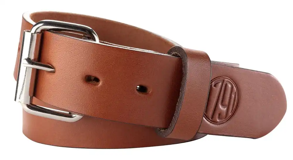 1791 Gunleather Gun Belt 01 32"- 36" Leather 1.50" Wide Classic Brown