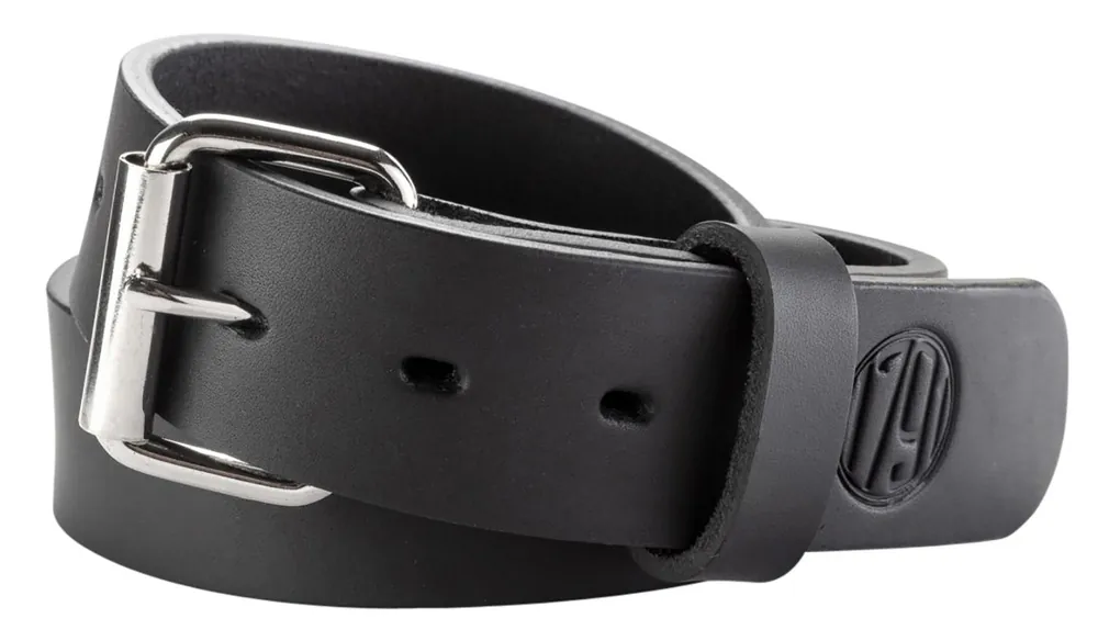 1791 Gunleather Gun Belt 01 48"- 52" Leather 1.50" Wide Stealth Black