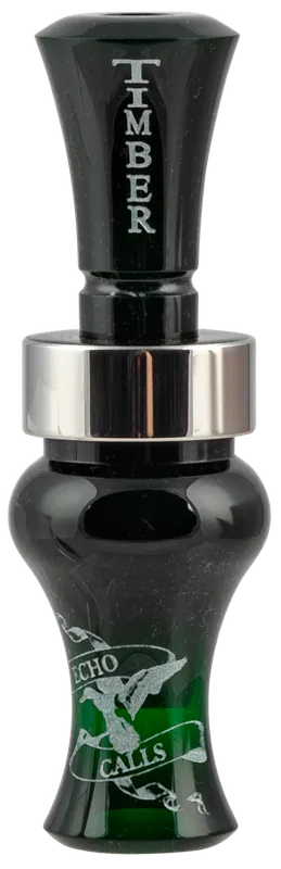 Echo Calls Timber Single Reed Mallard Hen Sounds Duck Call Dark Green