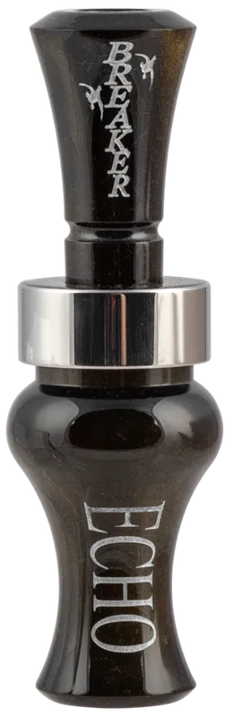 Echo Calls Breaker Single Reed Mallard Hen Sounds Duck Call Black Gold Pearl Acrylic