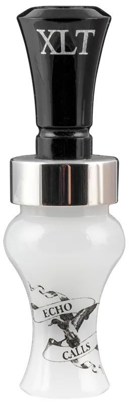Echo Calls XLT Single Reed Mallard Hen Sounds Duck Call Black/Pearl Acrylic