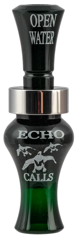 Echo Calls Open Water Open Call Single Reed Mallard Hen Sounds Duck Call Dark Green Acrylic