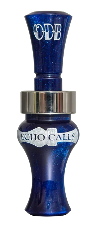 Echo Calls Old Dirty Breaker Open Call Single Reed Duck Call Blue Pearl Acrylic