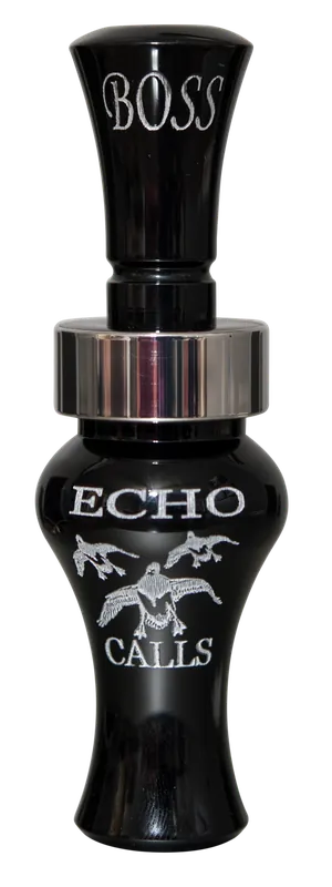 Echo Calls Boss Open Call Single Reed Mallard Sounds Duck Call Black Acrylic