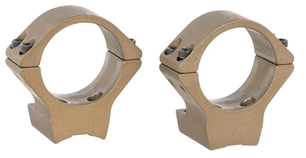 Browning Integrated Scope Mount System Burnt Bronze Cerakote Browning X-Bolt 30mm Tube Low Rings X-Lock Mount .400" Mount Height Aluminum Rifle