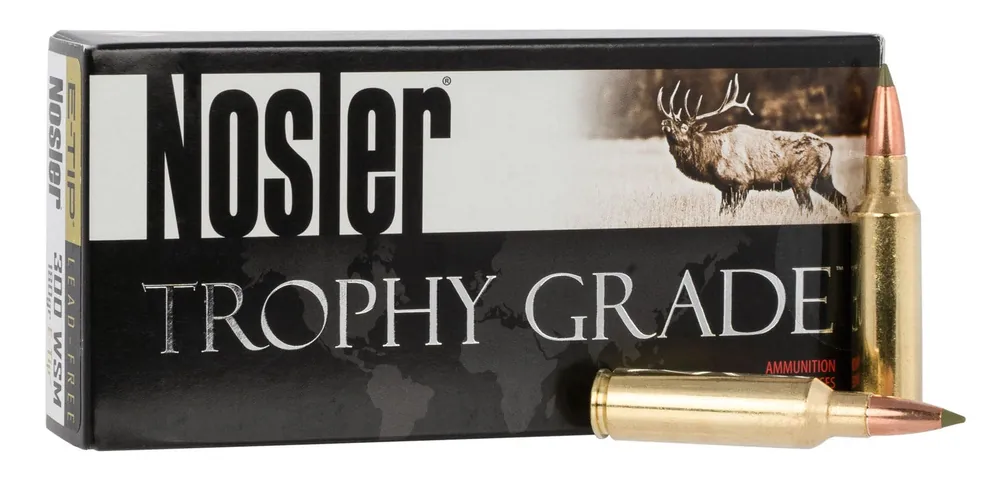 Nosler E-Tip 300 WSM Ammo 180 Grain 20 Rounds 40152