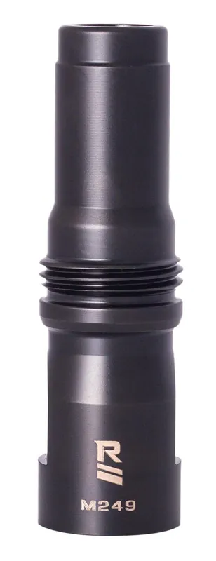 Rugged Suppressor M249 Muzzle Device Black with 9/16x24 LH Threads & Dual Taper Locking System for Surge762, Razor762 & Micro30 Suppressors