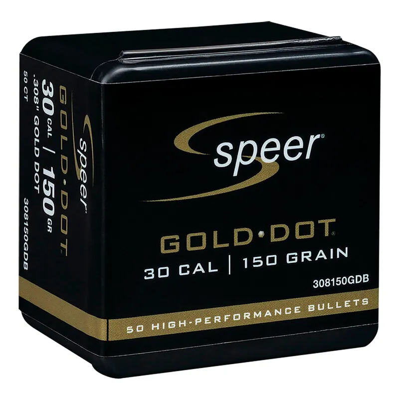 Speer Gold Dot 30 Cal 150 Gr Soft Point 50/Box