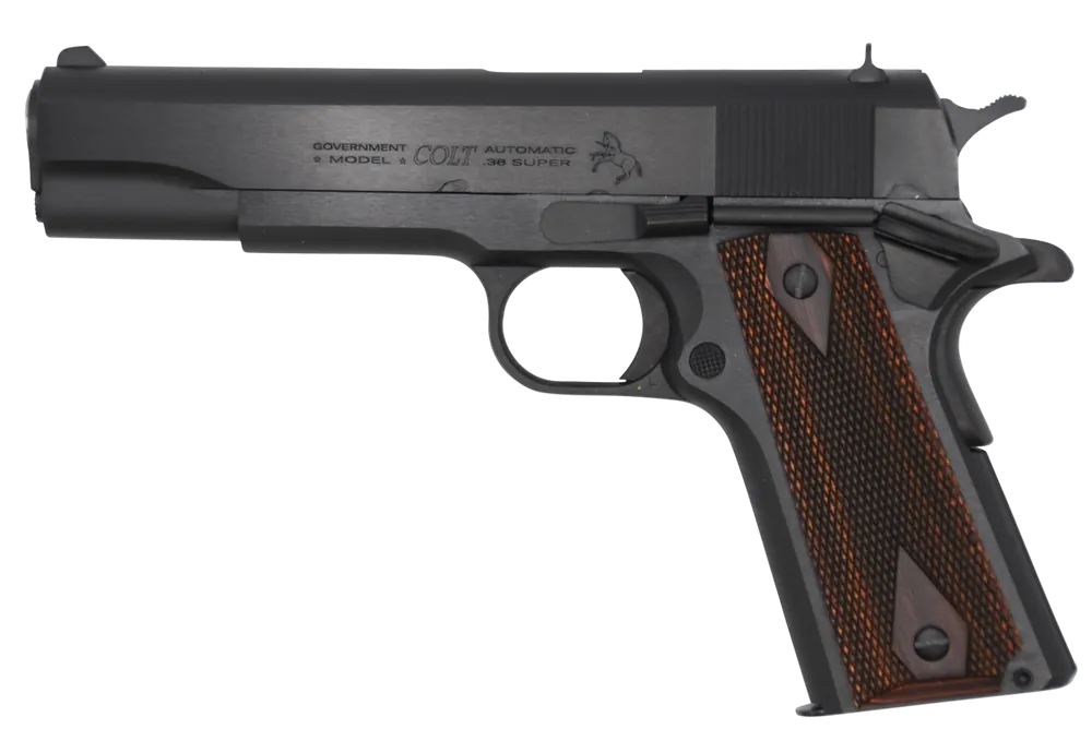 Colt Mfg 1911 Government 38 Super 5" Pistol Blued